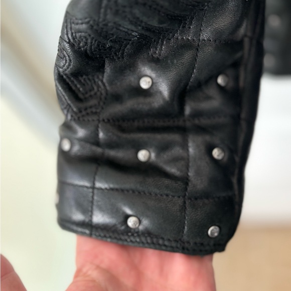 Vintage Woman’s Marc Buchanan Pelle Pelle Leather Jacket size 6 - Picture 5 of 12